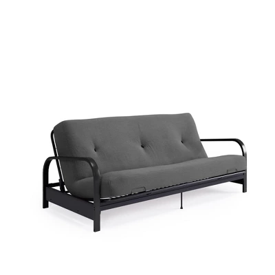 Full Axton Metal Arm Futon Frame With Mattress - Room & Joy 9 Full Axton Metal Arm Futon Frame With Mattress - Room & Joy - Image 9