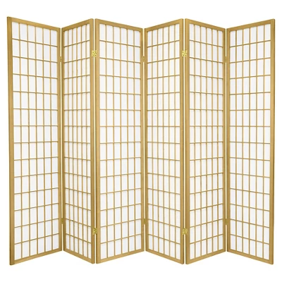 6 Ft. Tall Window Pane 6 Panels - Oriental Furniture 2 6 Ft. Tall Window Pane 6 Panels - Oriental Furniture - Image 2