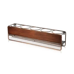 True Wall Mounted Wine Shelf & Stemware Rack, Wood -Living Space Shop GUEST 6cb82b79 88a8 44f3 9136 50dc91c6ae85