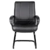 Caressoft Mid Back Guest Chair Black - Boss Office Products
