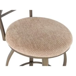 3pc Carter Swivel Dining Sets Metal/Tan/Cherry - Powell Company -Living Space Shop GUEST 6e4ee784 ee68 453b 8542 d8863c316ccc