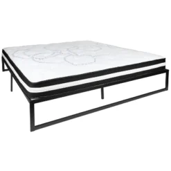 Emma And Oliver 14" Platform Bed Frame & 10" Mattress In A Box - No Box Spring Required 27 Emma And Oliver 14" Platform Bed Frame & 10" Mattress In A Box - No Box Spring Required -Living Space Shop GUEST 70963b21 ca1d 455c a81a fc3fd81f5354