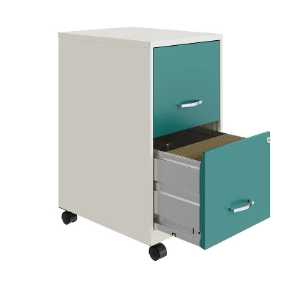 Space Solutions 18" Deep 2-Drawer Letter Width Vertical File Cabinet 2 Space Solutions 18" Deep 2-Drawer Letter Width Vertical File Cabinet - Image 2