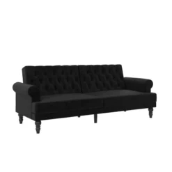 Cassidy Upholstered Futon - Paris Hilton X The Novogratz -Living Space Shop GUEST 71483bc6 0c6c 4af4 b904 269e4c1684b6