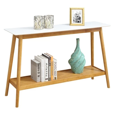 Oslo Console Table White - Breighton Home 2 Oslo Console Table White - Breighton Home - Image 2