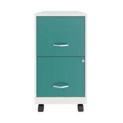 Space Solutions 18" Deep 2-Drawer Letter Width Vertical File Cabinet