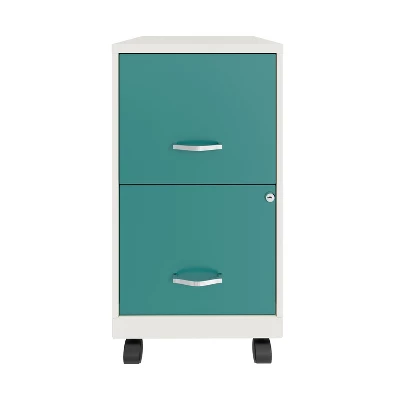 Space Solutions 18" Deep 2-Drawer Letter Width Vertical File Cabinet 1 Space Solutions 18" Deep 2-Drawer Letter Width Vertical File Cabinet