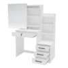 Hannah Vanity With Mirror White - Polifurniture
