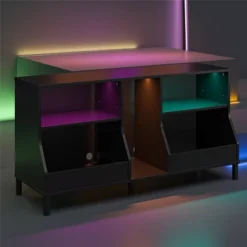 Falcon Youth Gaming TV Stand For TVs Up To 50" With LED Lights - NTENSE 18 Falcon Youth Gaming TV Stand For TVs Up To 50" With LED Lights - NTENSE -Living Space Shop GUEST 764e6011 4c33 4120 8700 5a5b5081a49a