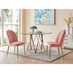 Set Of 2 Cherisa Dining Chair - Chic Home Design -Living Space Shop GUEST 77b4cc42 ce66 4a41 84b8 e4101b9b3ff8