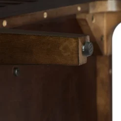 Asher Record Storage Media Console Dark Brown - Crosley -Living Space Shop GUEST 78384109 5199 49bc 87b9 5159525c3133