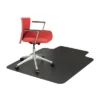 Deflect-O EconoMat 36"" X 48'' Rectangular W/Lip Chair Mat For Hard Floor Vinyl (CM21112BLKCOM)