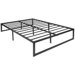 Flash Furniture 14 Inch Metal Platform Bed Frame - No Box Spring Needed With Steel Slat Support And Quick Lock Functionality -Living Space Shop GUEST 78f1056f 7874 488a 8df5 d64c53a306d3