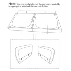 Costway Convertible Futon Sofa Bed PU Adjustable Couch Sleeper W/Wood Legs -Living Space Shop GUEST 7916d9a3 4f84 49f9 b32d f7e7cf1a6a94