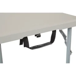 4" Long Height Adjustable Fold In Half Resin Multi Purpose Table Gray - OSP Home Furnishings -Living Space Shop GUEST 79930f6c 5d2d 47a6 9a0a 4d8766ad5d8a