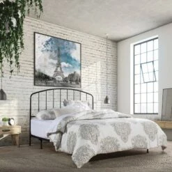 Tolland Metal Headboard With Bed Frame Black - Hillsdale Furniture -Living Space Shop GUEST 7bd1b322 846e 424e 980f de61493a9f48