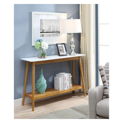 Oslo Console Table White - Breighton Home 1 Oslo Console Table White - Breighton Home