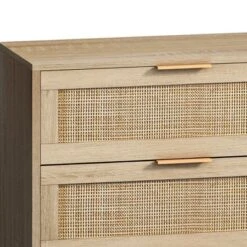 6-Drawer Rattan Dresser For Living Room And Bedroom, Natural - ModernLuxe -Living Space Shop GUEST 7c91123a 3038 4a5f a8eb 96b8e4ed40fc