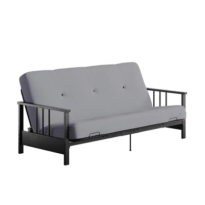 Full Anders Metal Arm Futon With 6" Microfiber Mattress - Room & Joy 16 Full Anders Metal Arm Futon With 6" Microfiber Mattress - Room & Joy - Image 16