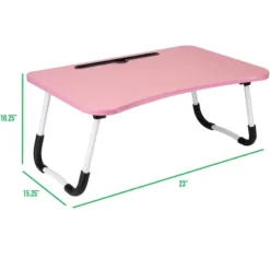 Mind Reader Foldable Bed Tray, Lap Desk With Fold-Up Legs, Freestanding Portable Table For Laptop, Tablet, Reading -Living Space Shop GUEST 7d3410f5 d5d4 446a 9b9f f2b128c7a073