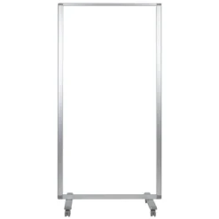 Flash Furniture Transparent Acrylic Mobile Partition With Lockable Casters, 72"H X 36"L -Living Space Shop GUEST 7d805e60 eae1 46ed 8f51 e760042a0bbf