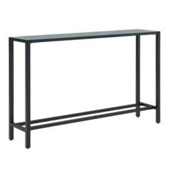 Dillard Narrow Long Console Table Black - Aiden Lane -Living Space Shop GUEST 7f55b0c2 44eb 42cf bbc3 23a4033a1f8e