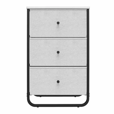 RealRooms Korbin 3 Fabric Bin Storage Organizer 4 RealRooms Korbin 3 Fabric Bin Storage Organizer - Image 4