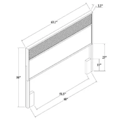 Wood & Cane Transitional Headboard - Hearth & Hand™ With Magnolia -Living Space Shop GUEST 80627b94 92e4 48a9 a766 37f507ba73be