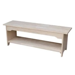 Brookstone Bench Unfinished - International Concepts 12 Brookstone Bench Unfinished - International Concepts -Living Space Shop GUEST 822e31a1 e55e 4c80 a74a f09c9f36cabc