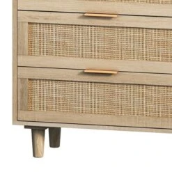 6-Drawer Rattan Dresser For Living Room And Bedroom, Natural - ModernLuxe -Living Space Shop GUEST 83a5be6d f618 4c31 9237 4c72c5aa7e51