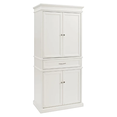 Parsons Pantry Storage Wood/White - Crosley 1 Parsons Pantry Storage Wood/White - Crosley