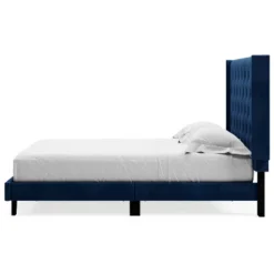 Queen Vintasso Upholstered Bed Blue - Signature Design By Ashley -Living Space Shop GUEST 83bfcd2d 4179 404c a40e 9967fb4f516b