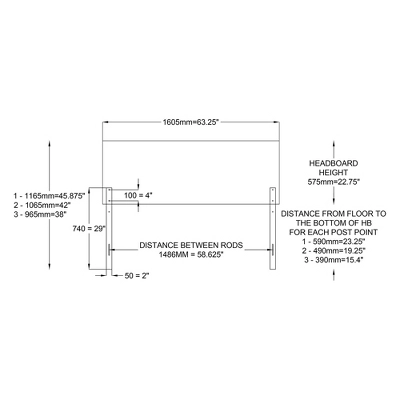 Emile Velvet Fabric Upholstered And Wood Headboard - Baxton Studio 11 Emile Velvet Fabric Upholstered And Wood Headboard - Baxton Studio - Image 11