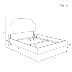 Axel Upholstered Border Bed Linen - Skyline Furniture -Living Space Shop GUEST 8405ae81 be9e 431c a603 267f36c53f06