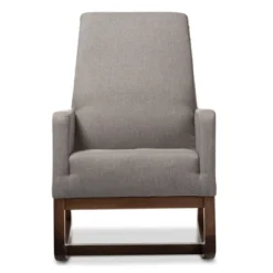 Yashiya Mid - Century Retro Modern Fabric Upholstered Rocking Chair - Baxton Studio 8 Yashiya Mid - Century Retro Modern Fabric Upholstered Rocking Chair - Baxton Studio -Living Space Shop GUEST 845be059 d697 4caa 9f75 b36a4ca6c95a