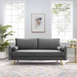 Revive Performance Velvet Sofa - Modway -Living Space Shop GUEST 8486008b 5e60 4c71 a82e 6161e590f465