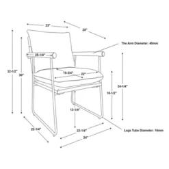 Cushioned Metal & Wood Accent Arm Chair - Cream/Black - Hearth & Hand™ With Magnolia -Living Space Shop GUEST 84c70339 8fe6 4d7e 9c25 b29cf77d6a96