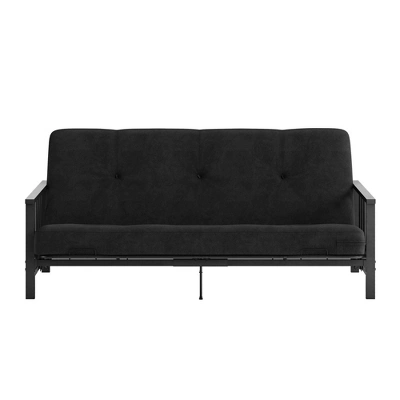 Full Anders Metal Arm Futon With 6" Microfiber Mattress - Room & Joy 5 Full Anders Metal Arm Futon With 6" Microfiber Mattress - Room & Joy - Image 5