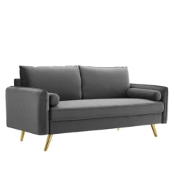 Revive Performance Velvet Sofa - Modway -Living Space Shop GUEST 856ff21d cc84 43fe 84bc a3f74d9a9351