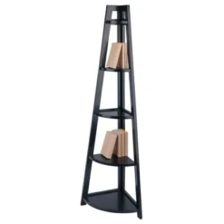 58" Adam A Frame Corner Shelf - Black - Winsome -Living Space Shop GUEST 860f6cc5 b608 4bbd 9e2e db9d0daed44c