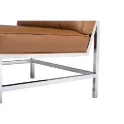 Ashlar Bonded Leather Tufted Chair - Studio Designs Home -Living Space Shop GUEST 865870fd 8270 4372 b5d2 f3ab6ec4f975