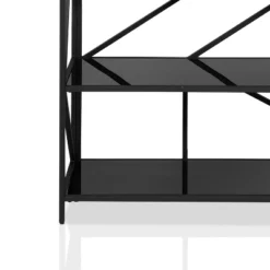71.5" Ginrel Metal Display 5 Shelves Bookshelf Black - MiBasics -Living Space Shop GUEST 866a9aab db1e 4c53 acd6 54041d78891c