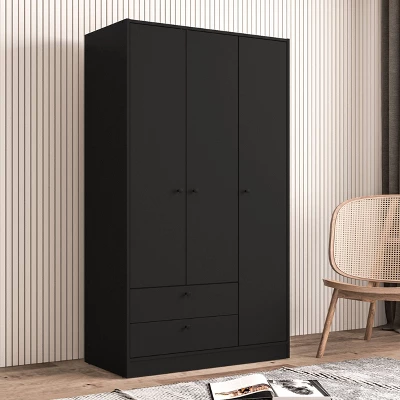 Denmark 3 Door And 2 Drawer Wardrobe - Chique 7 Denmark 3 Door And 2 Drawer Wardrobe - Chique - Image 7