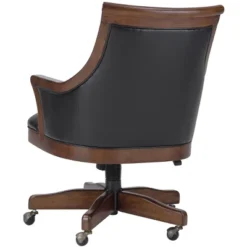 Howard Miller 697022 Howard Miller Bonavista Club Chair 697022 Rustic Cherry