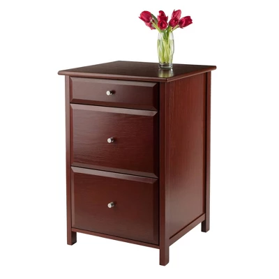 Delta File Cabinet Walnut - Winsome 3 Delta File Cabinet Walnut - Winsome - Image 3