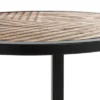 Wilson Round Side Table Carbon Black - ClickDecor