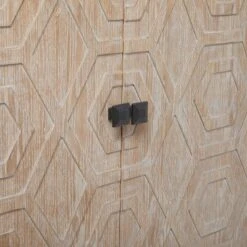 Traditional Carved Wood Curved Cabinet Brown - Olivia & May -Living Space Shop GUEST 8ae8ec4f 694d 436b ad3a eb37b040f049