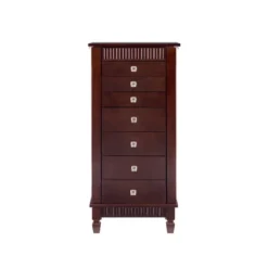 Tierra Contemporary Jewelry Armoire Merlot Brown - Powell Company -Living Space Shop GUEST 8b5057ec b161 4189 8f6f a32bf7a39627