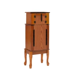 Marie Jewelry Armoire Oak - Powell Company -Living Space Shop GUEST 8bd5e431 2396 4b02 88e9 158668a5880b