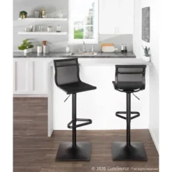 33.5" Mirage Contemporary Barstool - LumiSource -Living Space Shop GUEST 8c06f022 995c 4087 9903 d868a466a348
